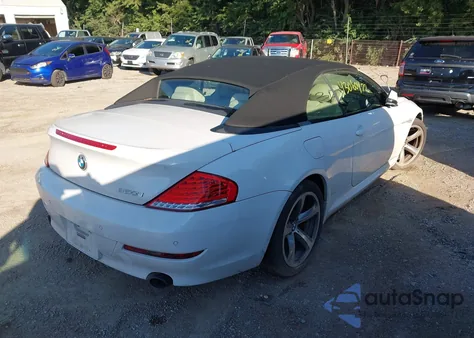 2010 BMW 650I from USA, damaged, VIN WBAEB5C57AC225923